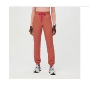 women's Terracotta Zamora™ High Waisted - Jogger Scrub Pants - XS / Terracotta